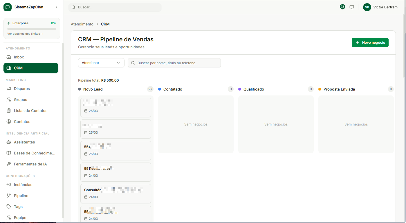 SistemaZapChat - Screenshot 3